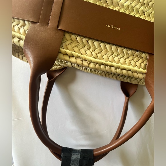 Demellier Santorini Natural Basket Tan Smooth - Picture 11 of 13